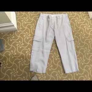 Very soft 100% Organic light gray linen pants